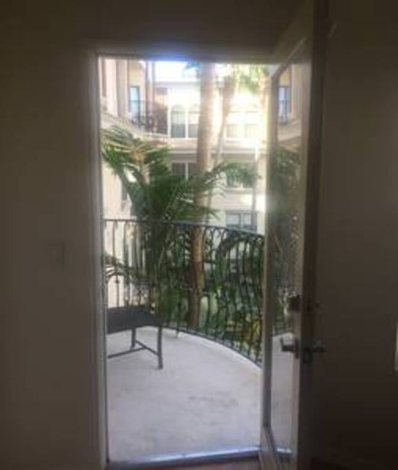 Beautiful view of the small garden