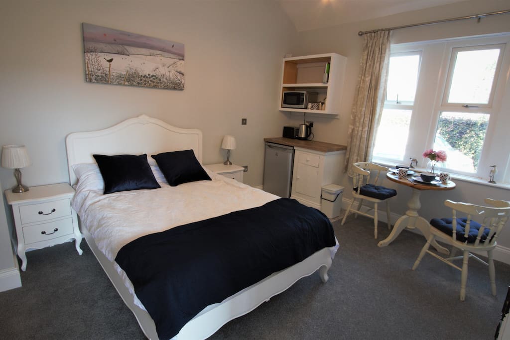 Bedroom with kitchenette and dining facilities