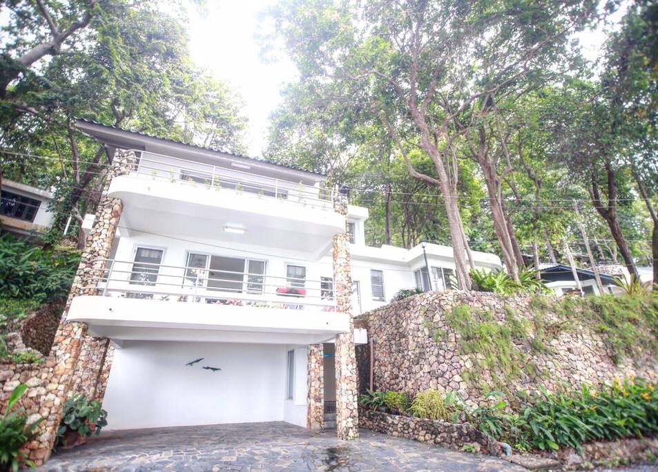 In front of the Seaview House