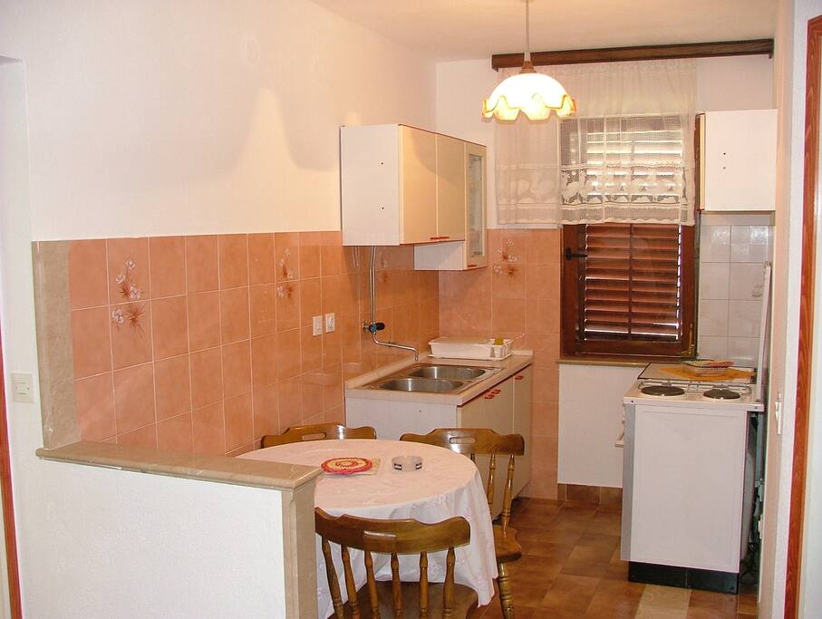 Kitchen and living room