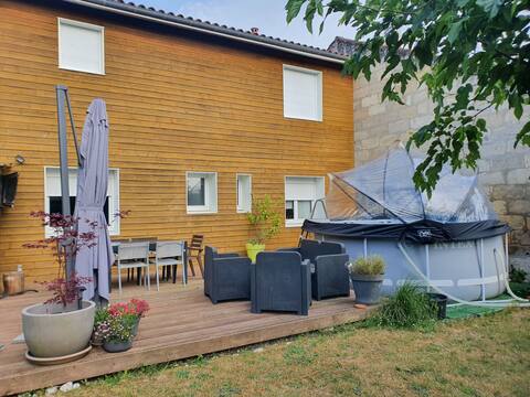 Le Vin'3: House close to amenities in Libourne