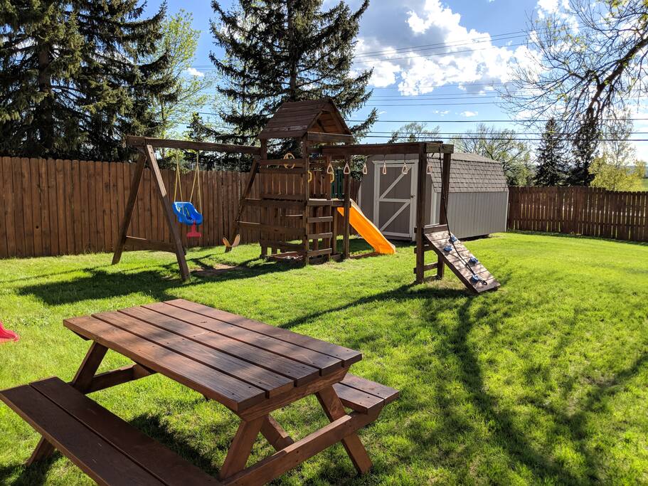 Backyard Swing Set