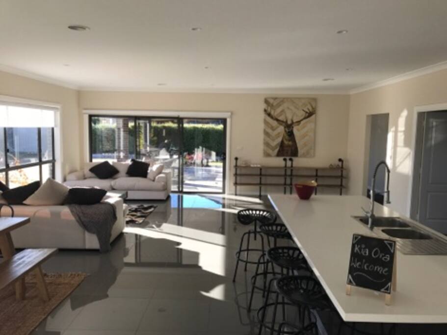 Spacious open plan living