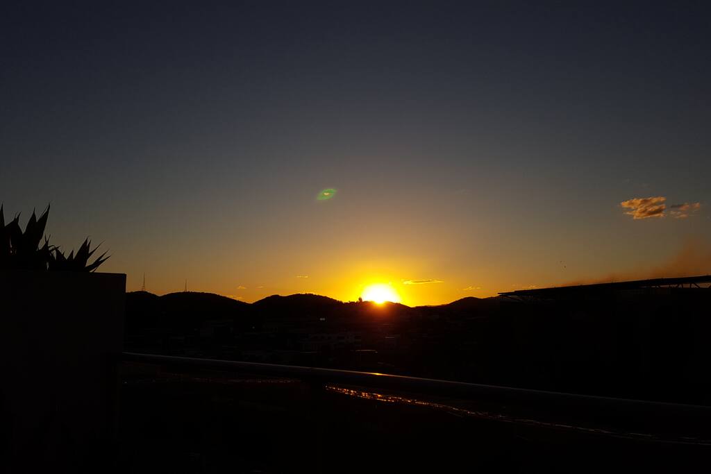 Sunset from the deck