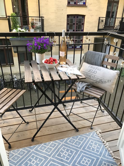 Sunny balcony