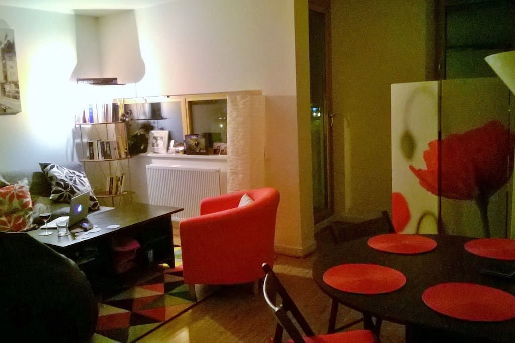 Lounge/Kitchen/Balcony