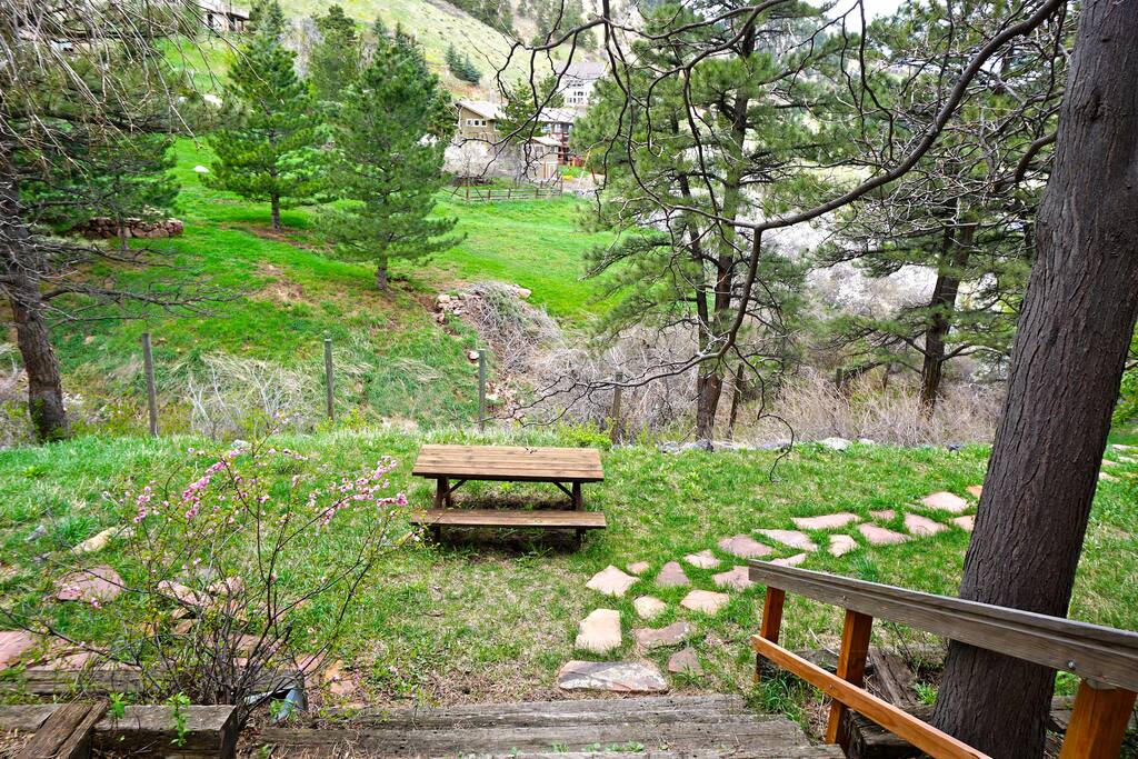 View from French Doors