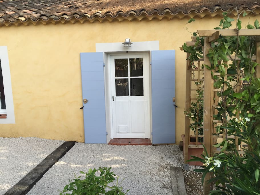 Entrée du studio