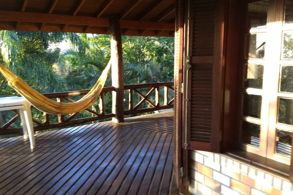 Deck da parte de cima vista do vale !