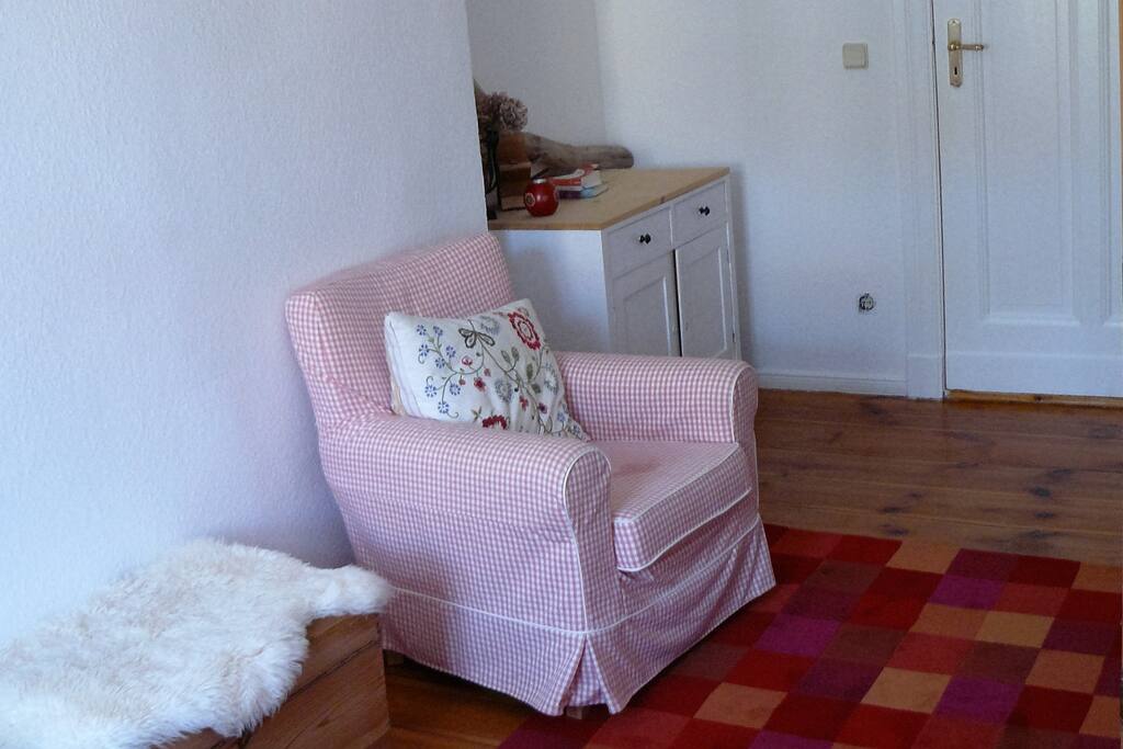 Gemütlicher Sessel Schlafzimmer
