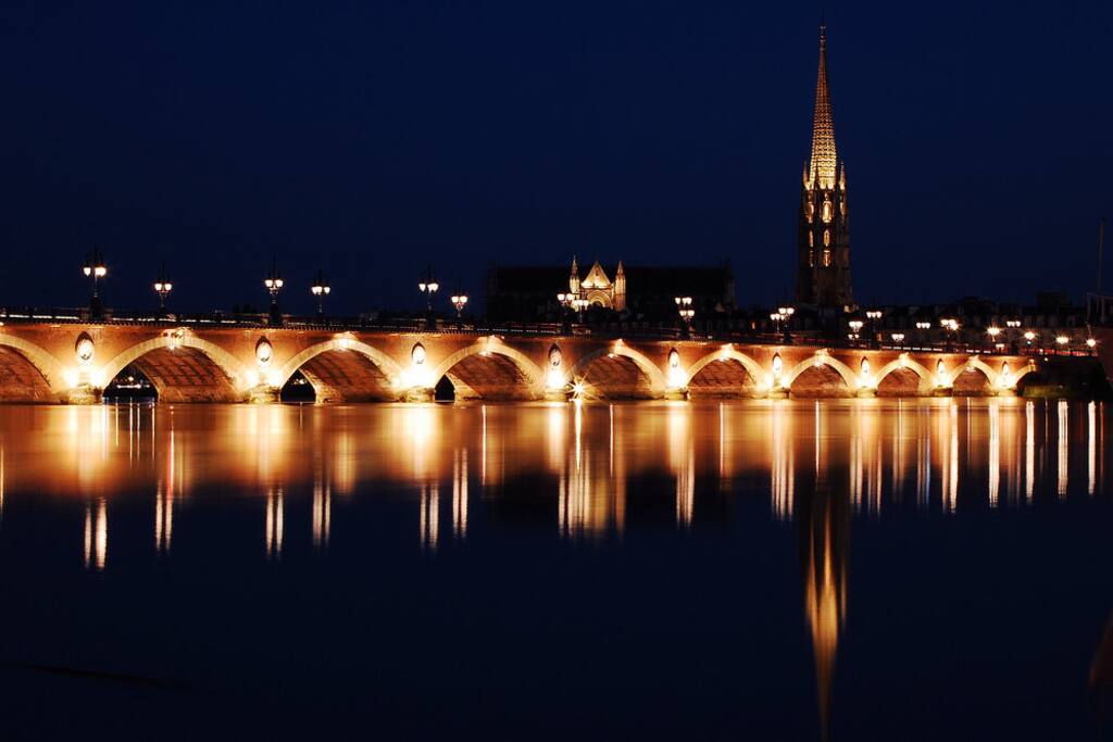 pont de pierre et saint michel, la où l'appartement est situé