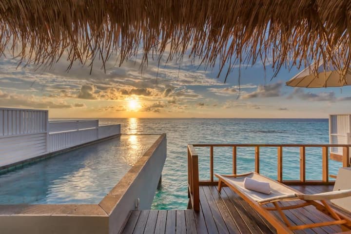 Water Villa W/ Private Pool  - 40 Mins From Male - Malé