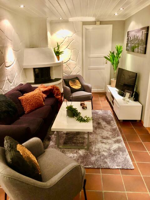 Popular Airbnb listing: Beautiful apartment. Centrally, free parking in Vestre Aker