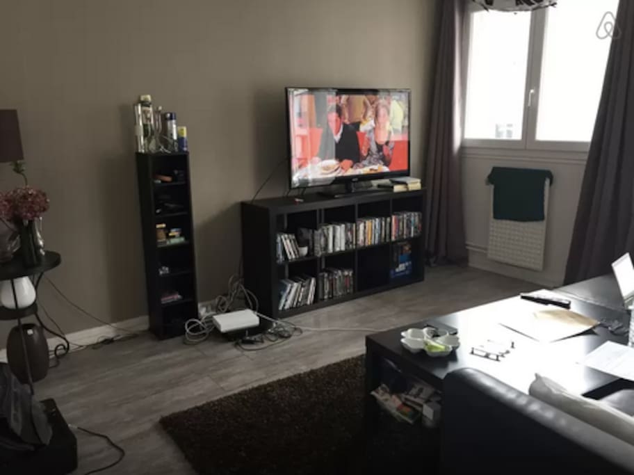 Salon avec balcon