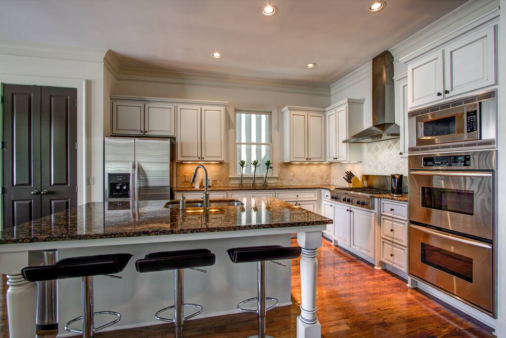 Kitchen with Granite Countertops