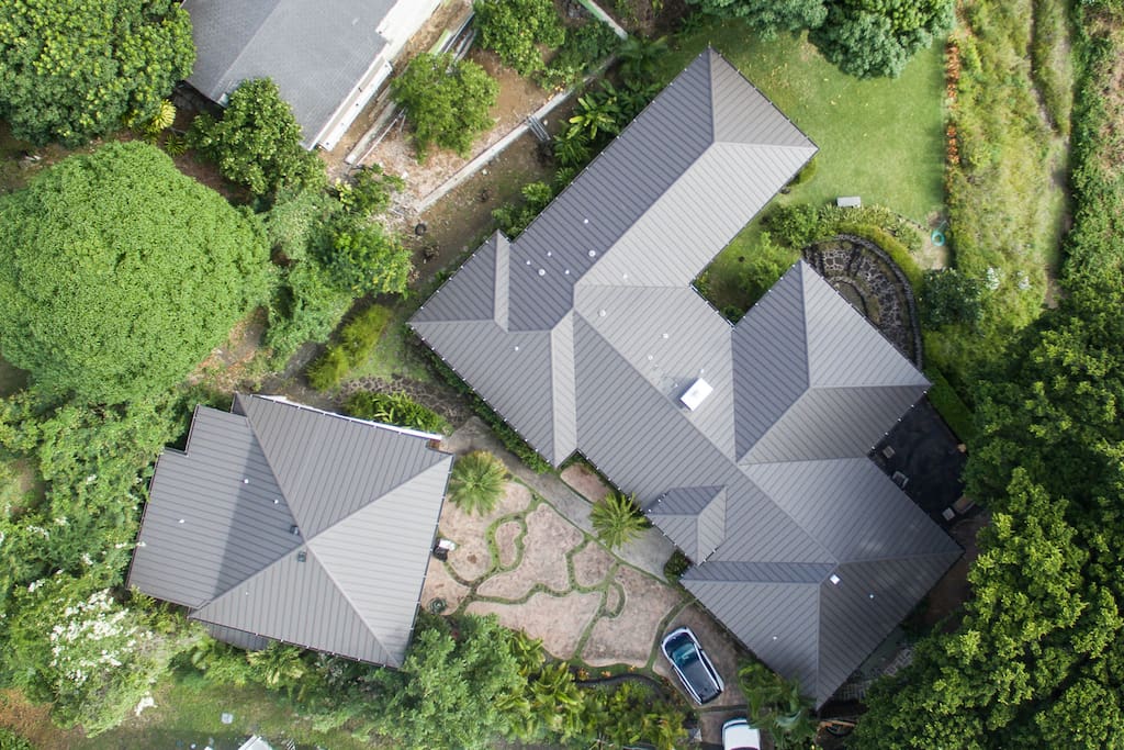 Entire Estate, driveway and parking area