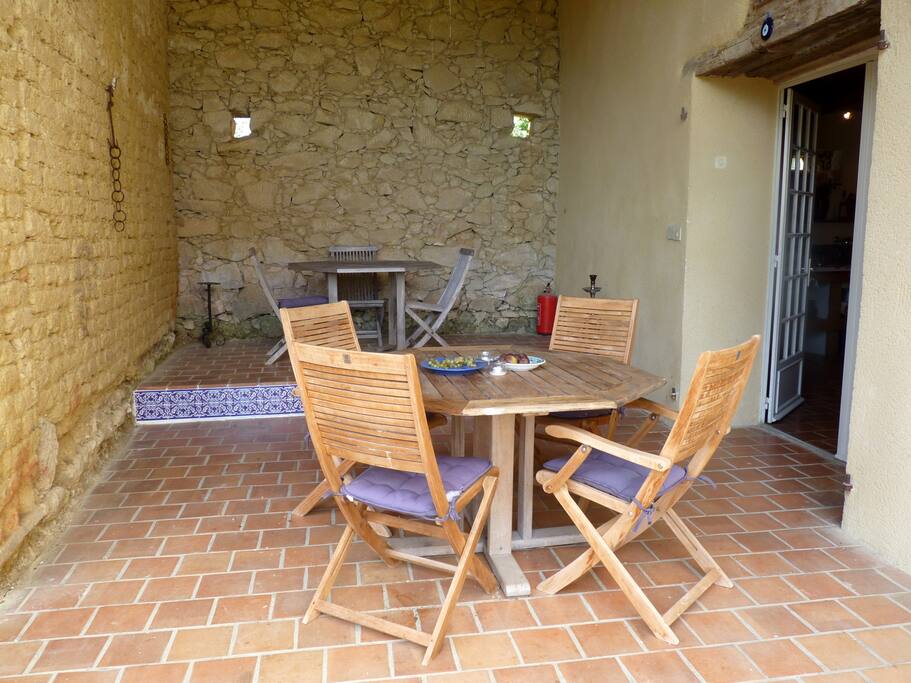 Covered terrace