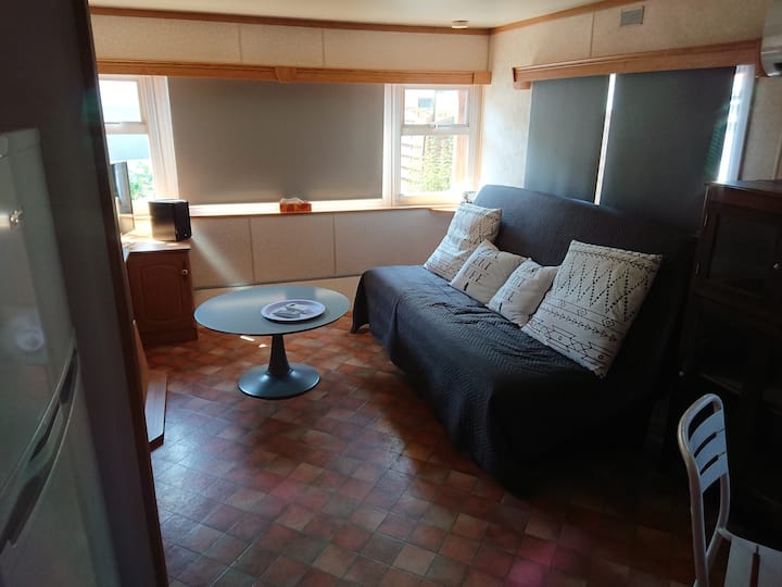 sala de estar con sofá cama