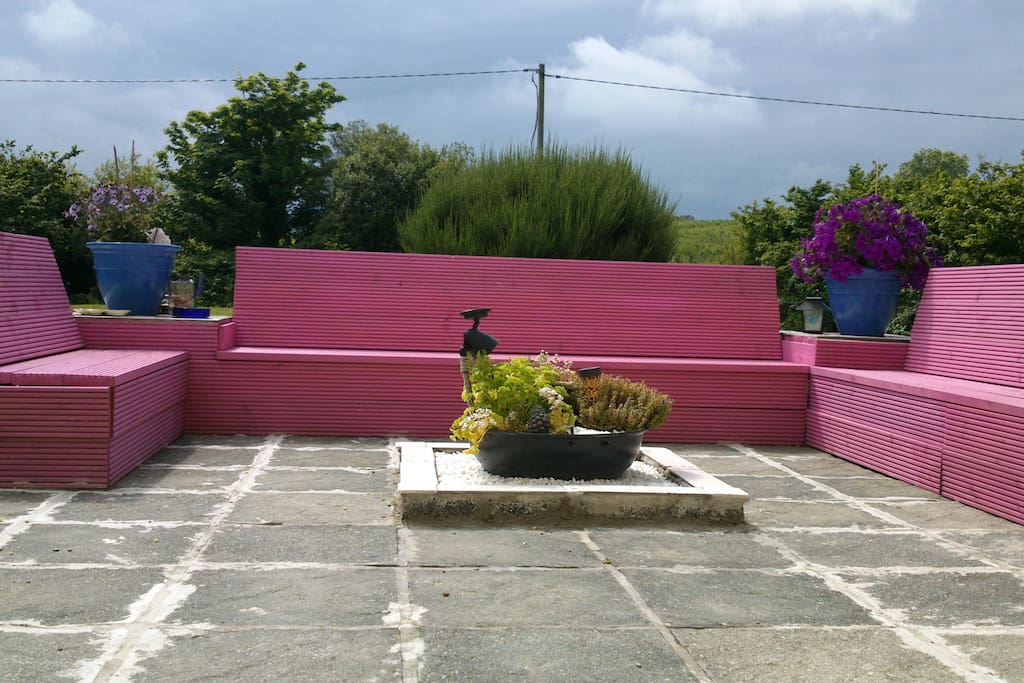 Back Garden Patio Seating Area