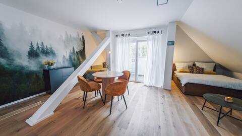 Suite 13 in a forest with balcony
