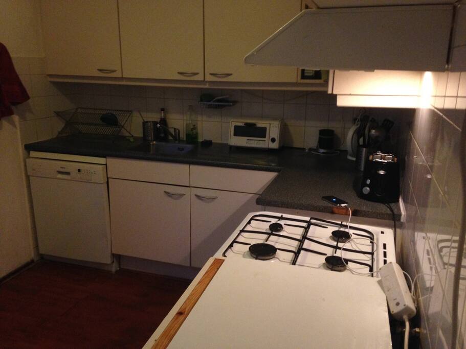 The kitchen has everything you need
