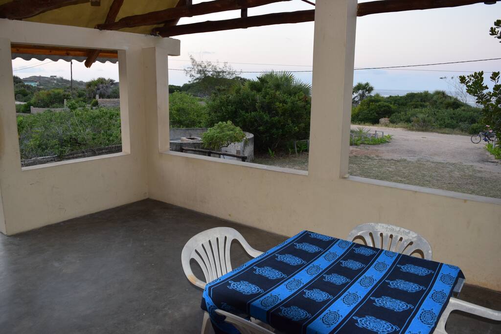 Large veranda with sea view