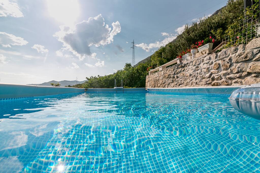 View from the pool