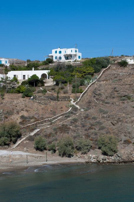 The house from the Ampela beach