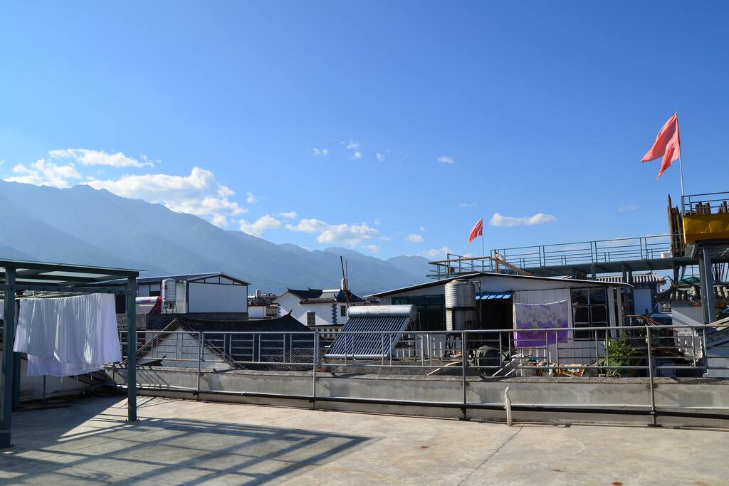 院子天台,可以打坐