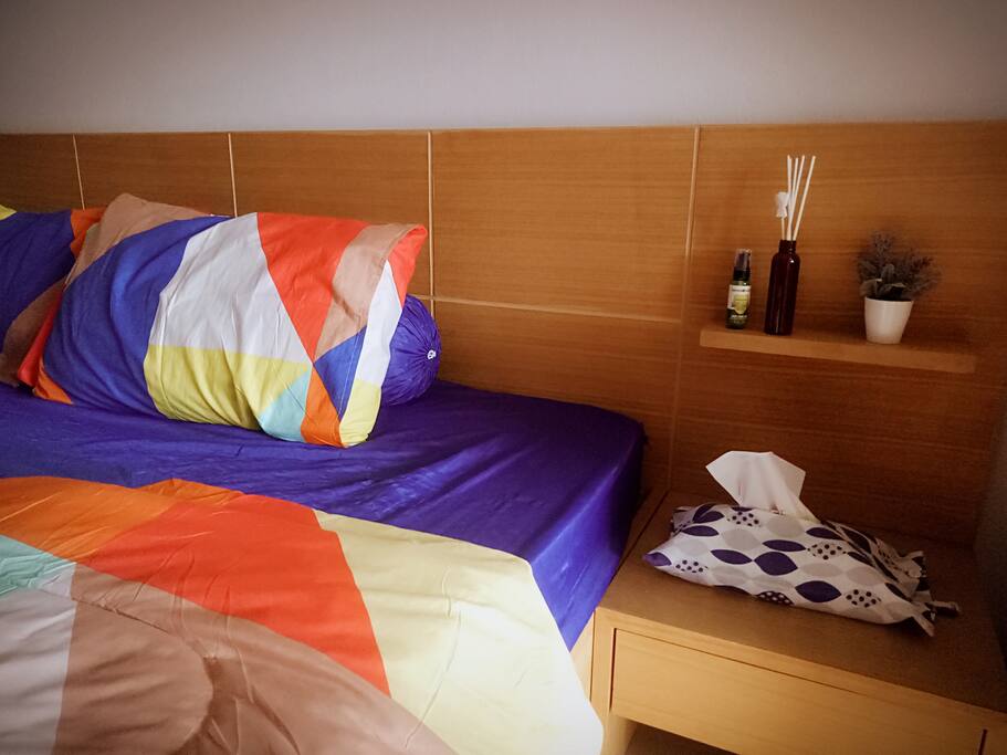 Comfortable bed and relaxing ambience