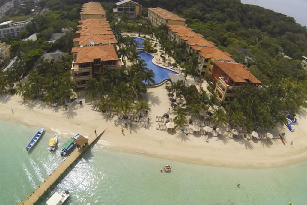 5-star luxury resort with 300 ft infinity pool.