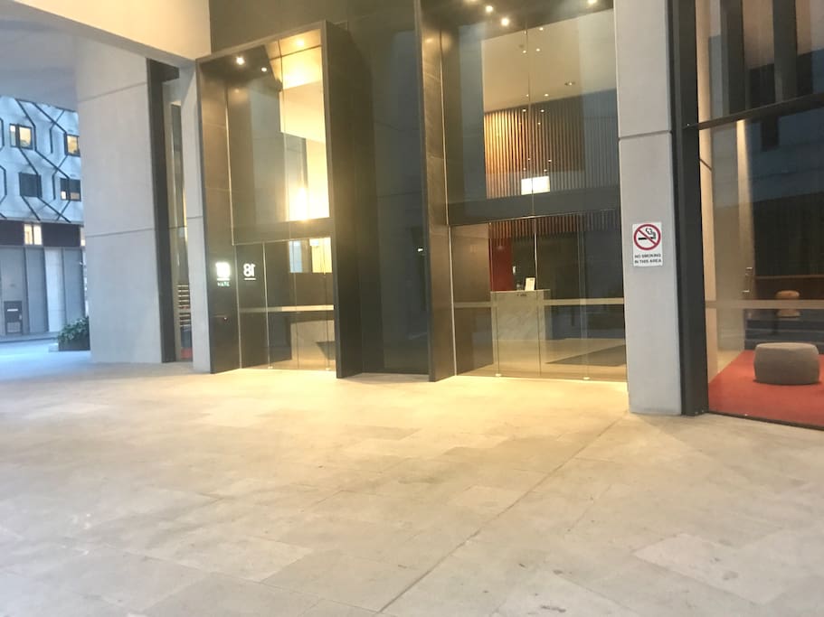 Lobby exit