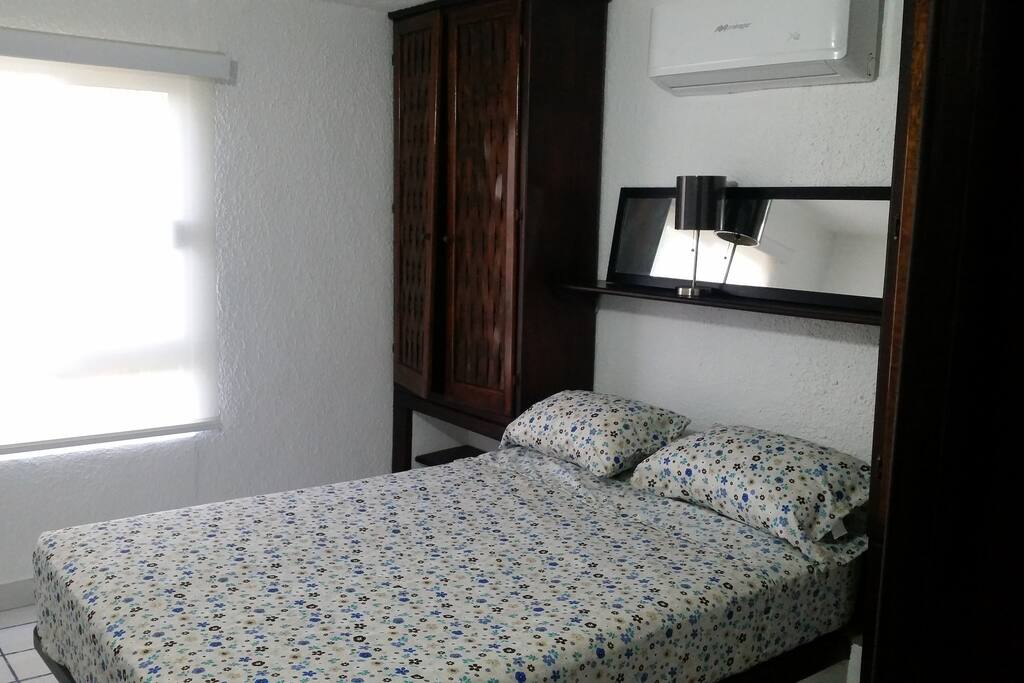 2da recamara con vista al jardin