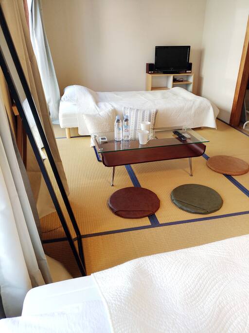 Basically, 2 beds.