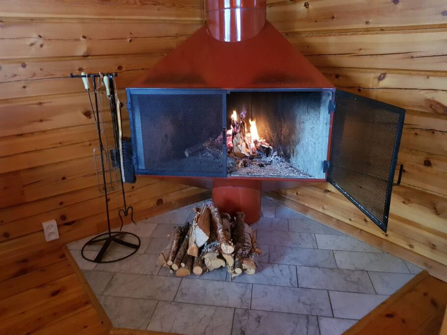 Fireplace in livingroom