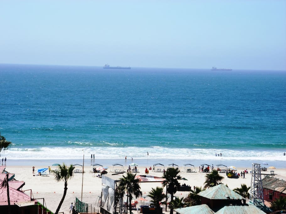 OUR AMAZING WIDE SANDY BEACH RIGHT ON THE PIER