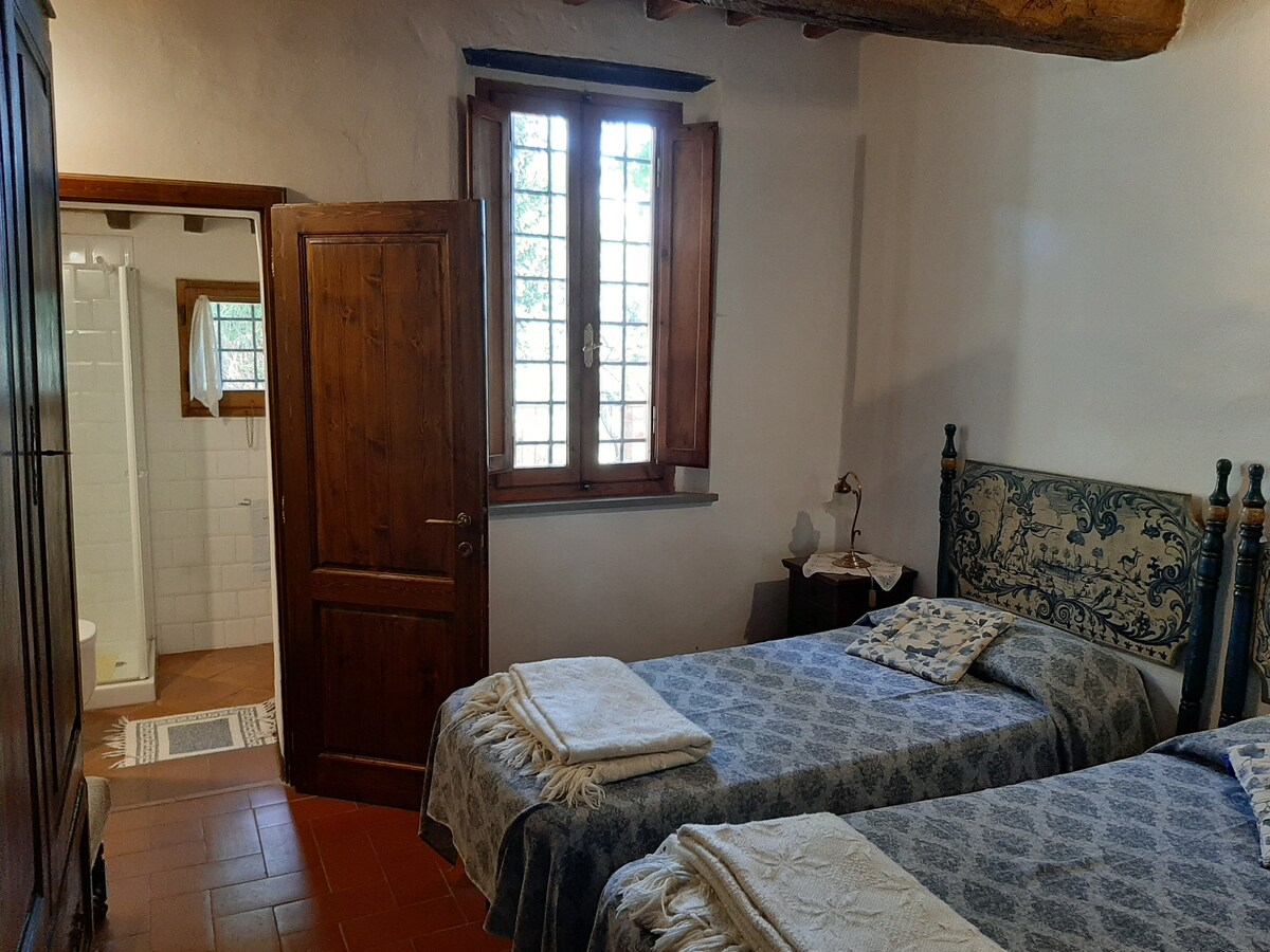 bedroom with bathroom-shower ensuite