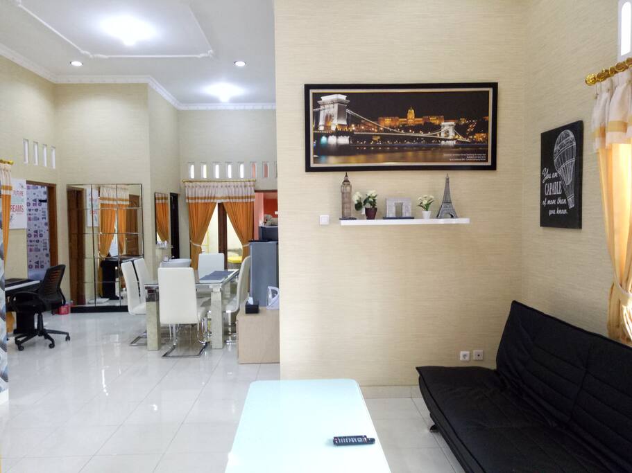 TV Room with sofa bed for 2 people