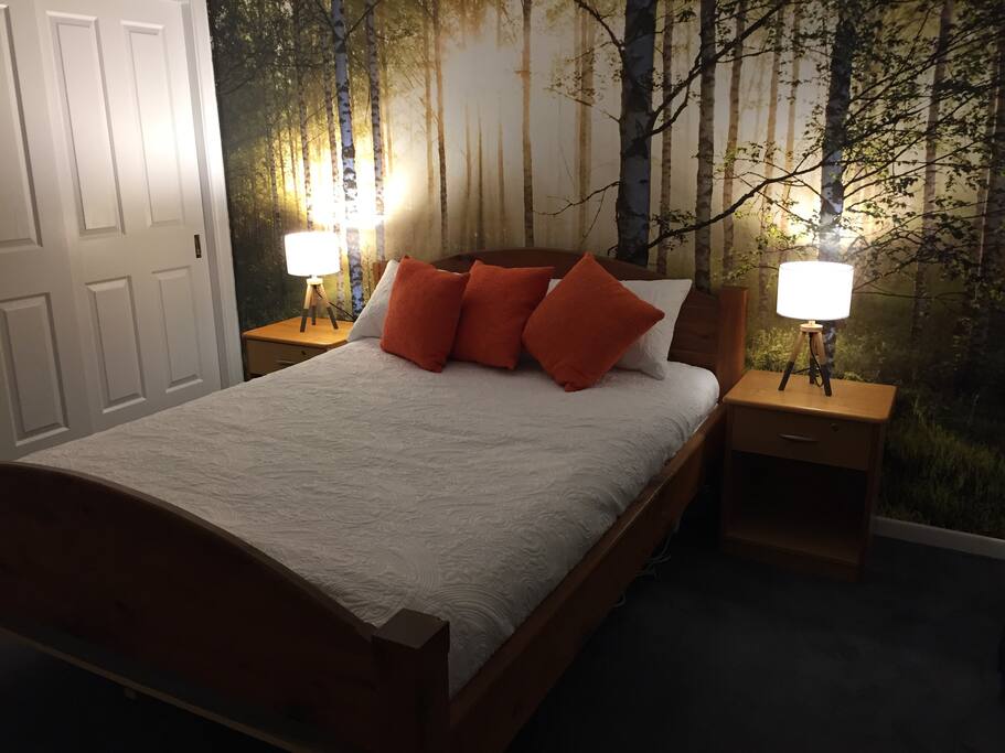 Bedroom 2- Queen size bed with electric blankets.