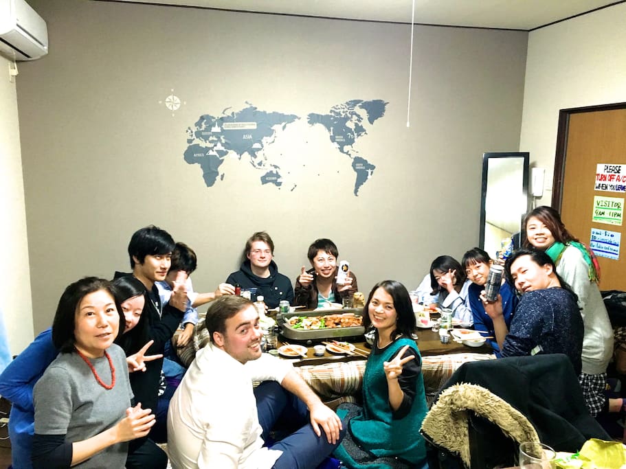 weekly party on wednesday is a great chance to meet both local people and travelers!