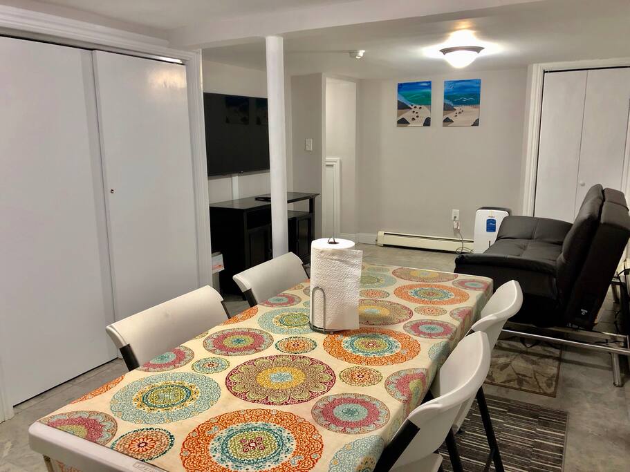 Dining area to enjoy your warm meal