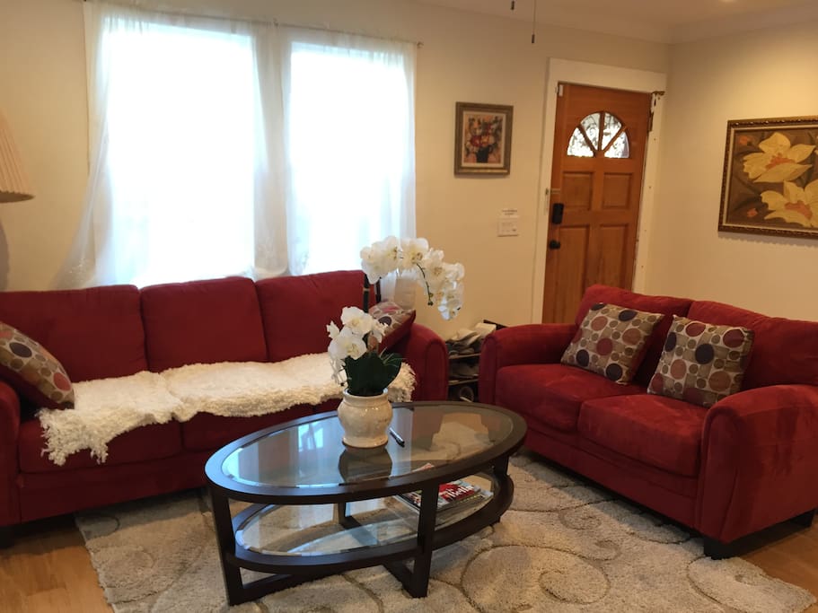Sofas in the living room