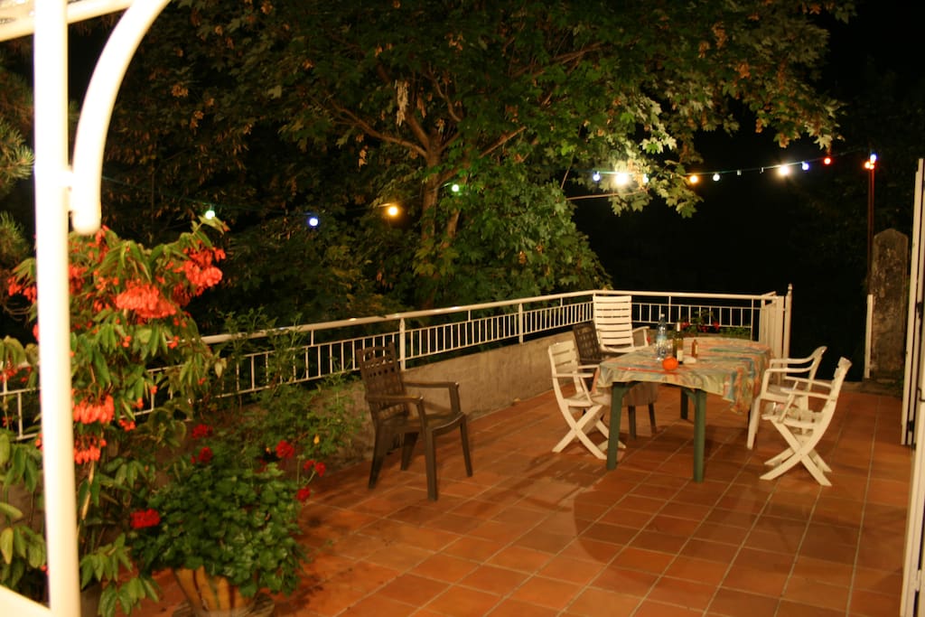 La terrasse en été
