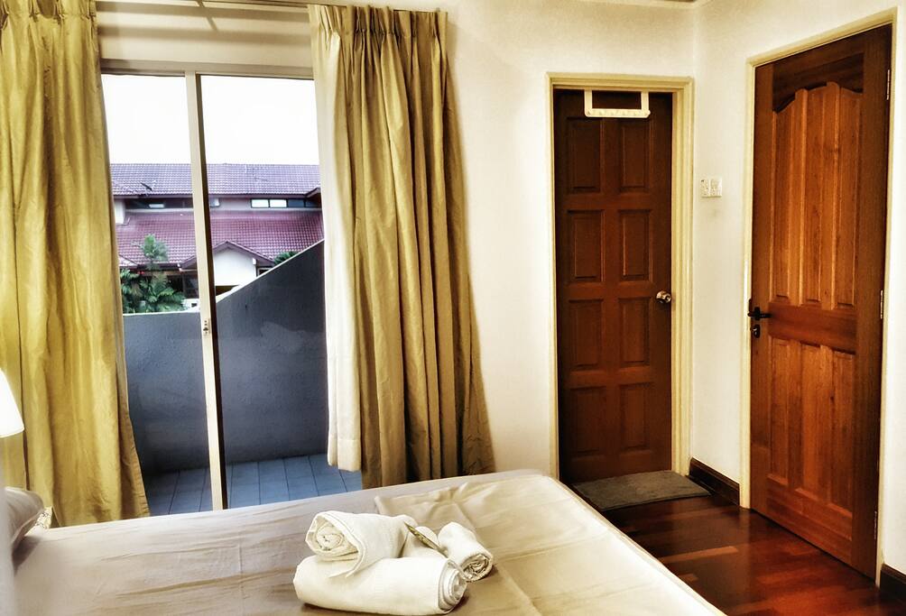 View of attached balcony