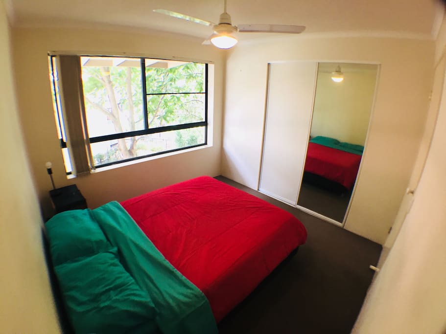 Private bedroom with double bed