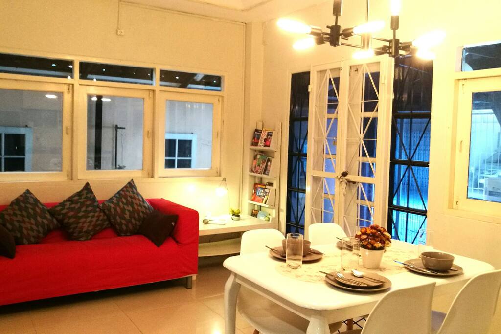 Dining table.