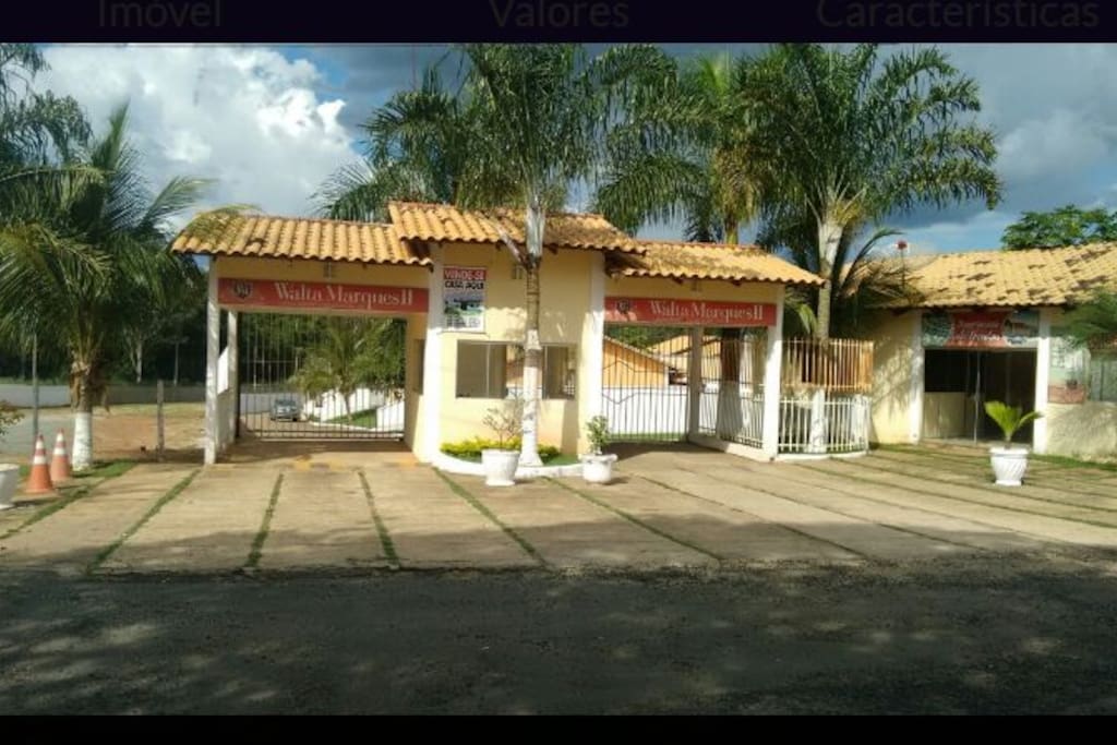 condominio fechado de frente para o clube Lagoa termas parque