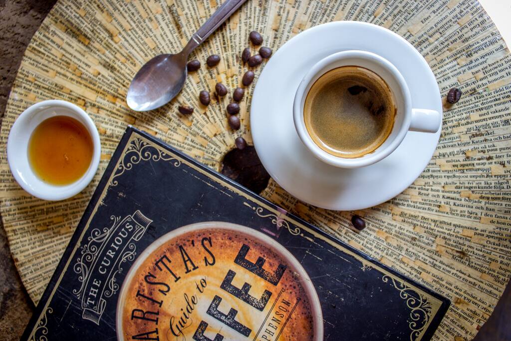 Our cafe serves local coffee