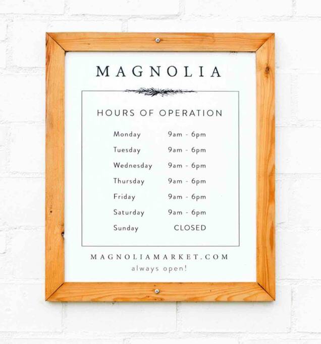Magnoila Hours