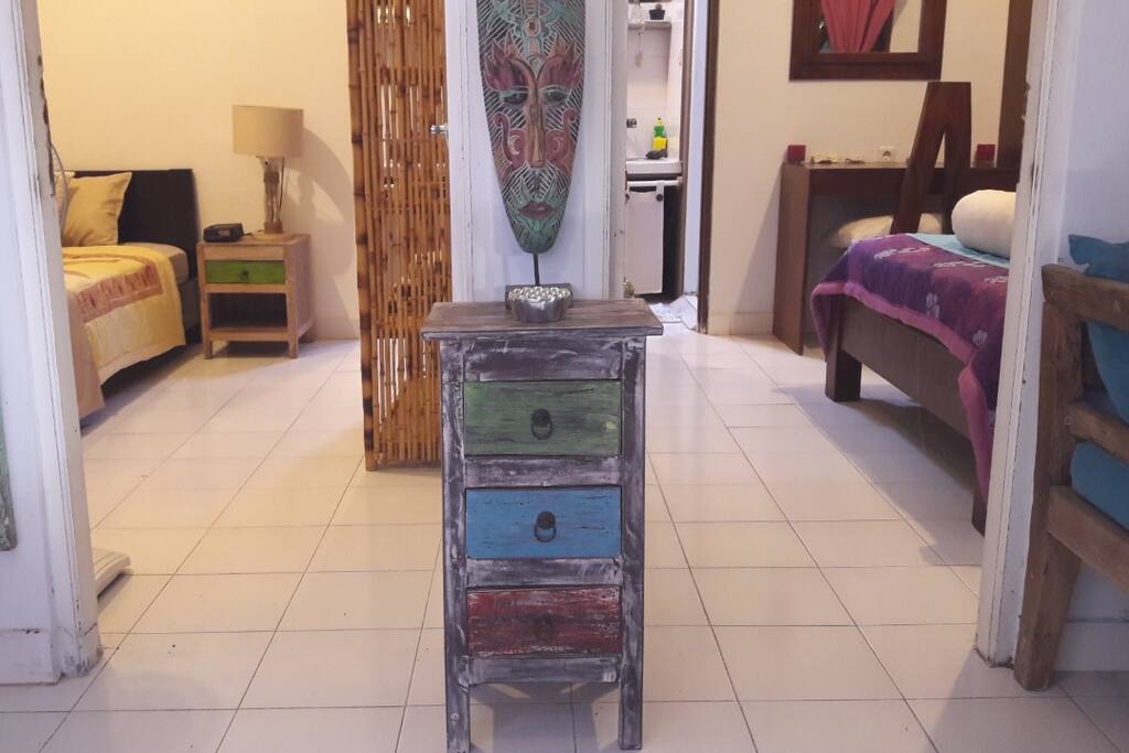 2 bedrooms.